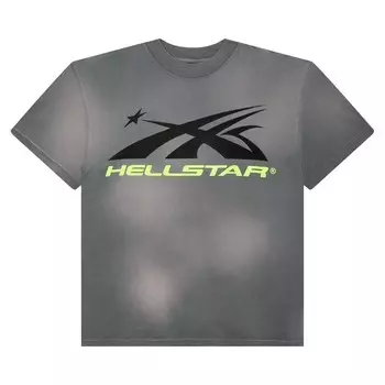 Футболка Hellstar Sports Core Logo Gel T-Shirt Grey, серый