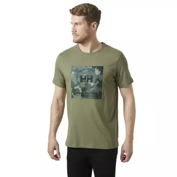 Футболка Helly Hansen Core Graphic T, зеленый