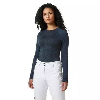 Футболка Helly Hansen Lifa Merino Midweight Graphic Crew, синий