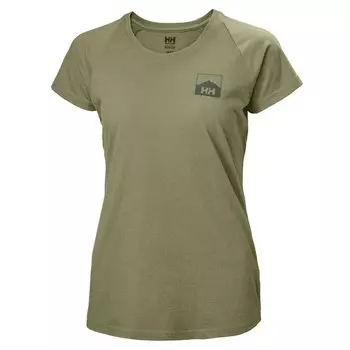 Футболка Helly Hansen Nord Graphic Drop, зеленый