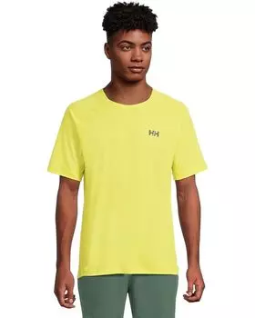Футболка Helly Hansen Trail Short Sleeve T-Shirt, цвет Cyber Lime