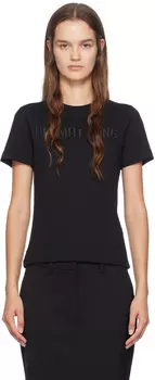 Футболка Helmut ang Slim ogo Helmut Lang, черный