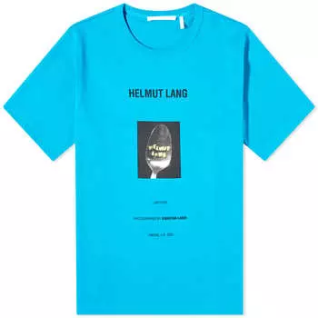 Футболка Helmut Lang Photo 7, лазурный