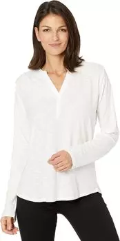 Футболка Henley с Y-образным вырезом Vince Camuto, цвет New Ivory