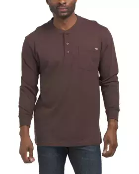 Футболка Хенли Dickies, цвет Chocolate