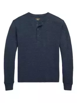 Футболка хенли Ralph Lauren RRL, синий