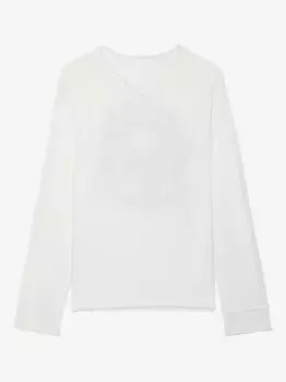 Футболка хенли с длинными рукавами Zadig&Voltaire, белый