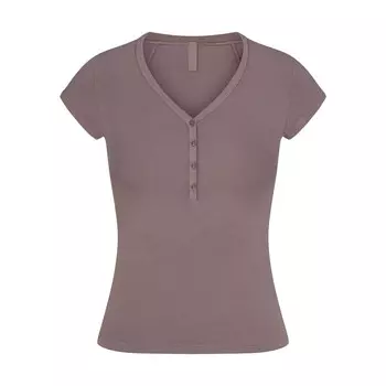 Футболка хенли SKIMS New Vintage, цвет Zinc