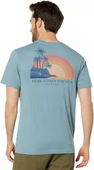Футболка Here Comes The Sun Rainbow 2021 с короткими рукавами Crusher-Lite Life is Good, цвет Smoky Blue