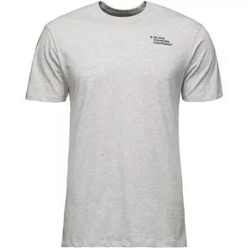 Футболка Heritage Equipment с короткими рукавами мужская Black Diamond, цвет Nickel Heather