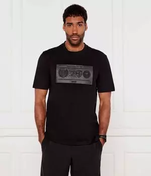 Футболка Heritage Regular fit Boss Green, черный