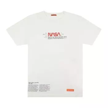 Футболка Heron Nasa Manual Short Sleeve Tee 'White', белый