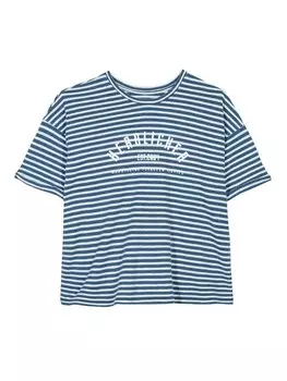 Футболка Herrlicher, цвет blau/wei