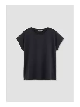 Футболка Hessnatur Relaxed aus reiner Bio Baumwolle, черный