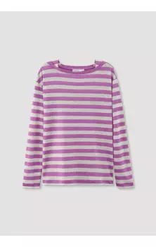 Футболка Hessnatur Ringel, цвет purpurlila