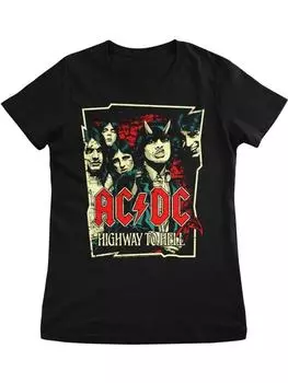 Футболка Highway To Hell Girly Tee AC/DC, черный