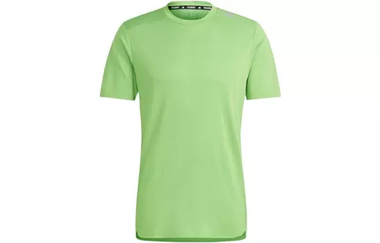 Футболка Hiit мужская зеленая Adidas, зеленый