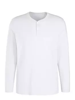 Футболка HIS Henleyshirt, белый