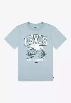 Футболка HIT THE TRAILS TEE Levi's, бирюзовый