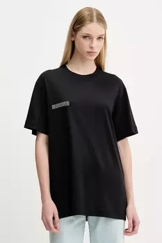 Футболка хлопковая 3 шт Pangaia, черный