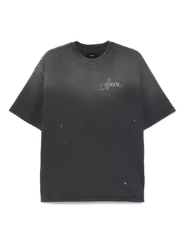 Футболка хлопковая AMIRI, черный