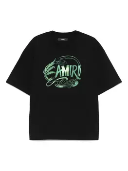 Футболка хлопковая AMIRI, черный