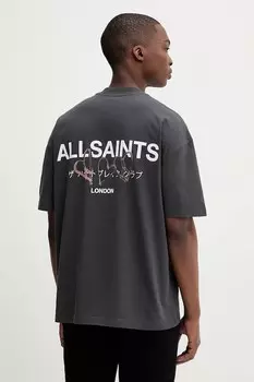 Футболка хлопковая AMORE Allsaints, серый