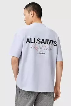 Футболка хлопковая AMORE Allsaints, синий