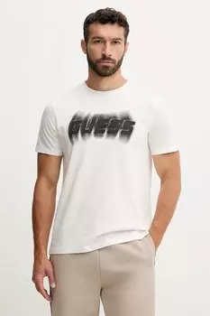 Футболка хлопковая ASCANIO Guess, бежевый