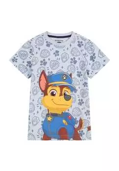 Футболка хлопковая детская Manguun, цвет skyway