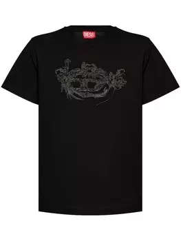 Футболка хлопковая Diesel T-Regs-P2, черный