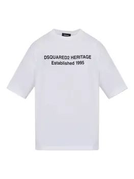 Футболка хлопковая DSQUARED2, белый