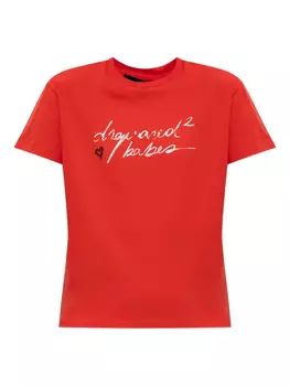 Футболка хлопковая DSQUARED2, красный