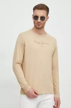 Футболка хлопковая Eggo Pepe Jeans, бежевый