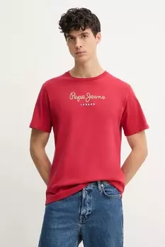 Футболка хлопковая Eggo Pepe Jeans, красный