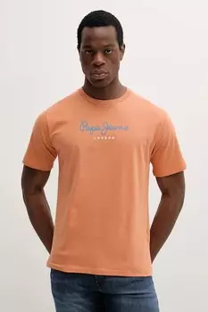 Футболка хлопковая Eggo Pepe Jeans, оранжевый