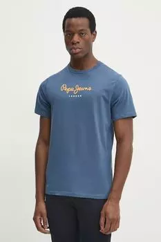 Футболка хлопковая Eggo Pepe Jeans, синий
