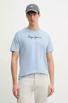 Футболка хлопковая Eggo Pepe Jeans, синий