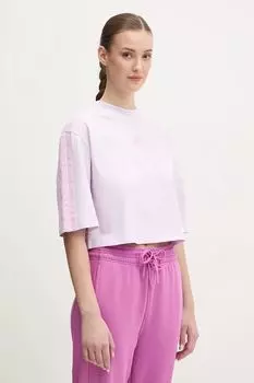 Футболка хлопковая Essentials Adidas, фиолетовый