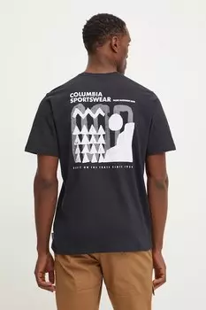 Футболка хлопковая Explorers Canyon Columbia, черный