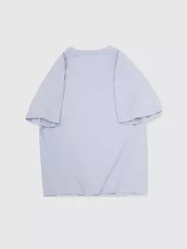 Футболка хлопковая Gap с короткими рукавами, сиреневый