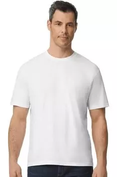 Футболка хлопковая Gildan SoftStyle, белый