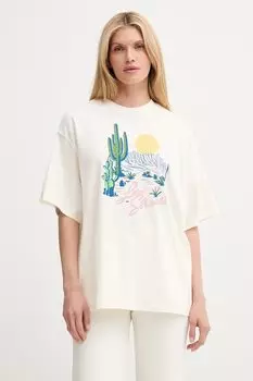 Футболка хлопковая GRAPHIC SHORT STACK TEE Levi'S, бежевый