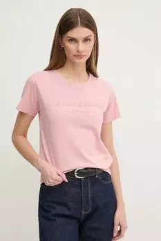 Футболка хлопковая LORETTA Pepe Jeans, розовый