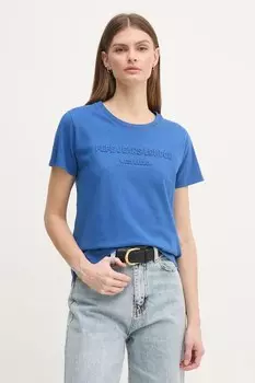 Футболка хлопковая LORETTA Pepe Jeans, синий