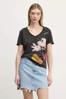 Футболка хлопковая MICKEY JOKER Desigual, серый