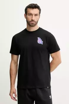 Футболка хлопковая MLB Los Angeles Dodgers 47 Brand, черный