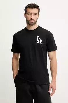 Футболка хлопковая MLB Los Angeles Dodgers 47 Brand, черный