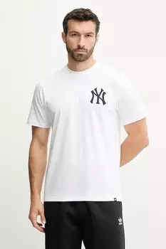 Футболка хлопковая MLB New York Yankees 47 Brand, белый
