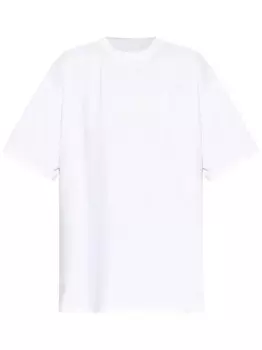 Футболка хлопковая MM6 Maison Margiela, белый